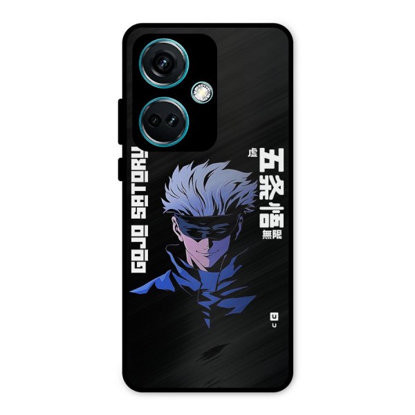 Gojo Sataru Smiles Metal Back Case for OnePlus Nord CE 3 5G